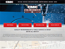 Tablet Screenshot of churchmens.com